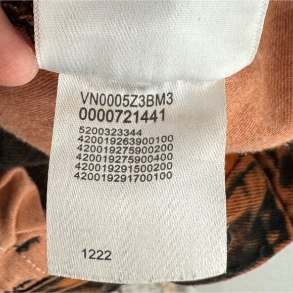 Vans Covina 5-Pocket Baggy Denim Pant High-Rise Straight Leg Scarlet Ibis Sz 30 - Picture 12 of 12